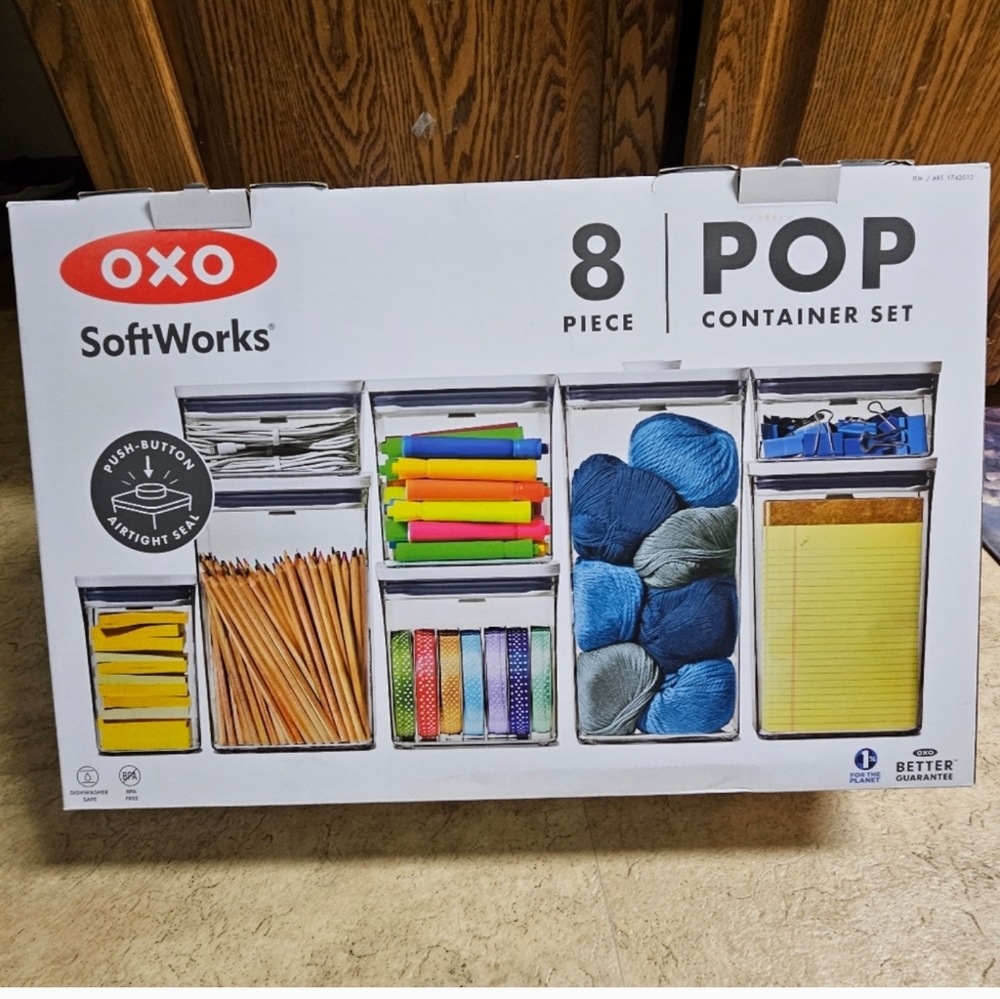 OXO SoftWorks 8-Piece POP Food Storage Container Set - Picture 2 of 8